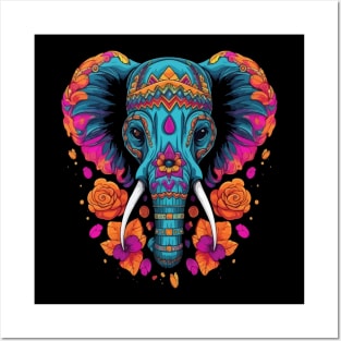 Elephant Halloween Posters and Art